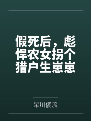 陆邵谦苏欢假死后,彪悍农女拐个猎户生崽崽 陆邵谦苏欢假死后,彪悍农女拐个猎户生崽崽