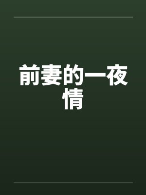 前妻的一夜情
