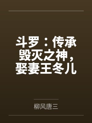 斗罗：传承毁灭之神，娶妻王冬儿