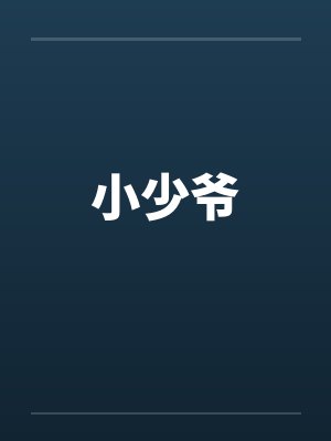 小少爷