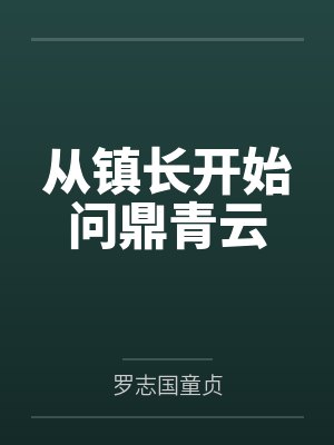 从镇长开始问鼎青云