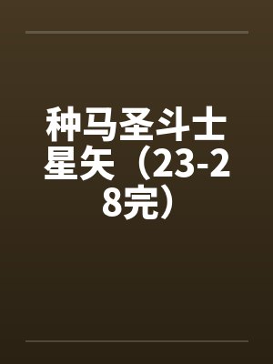 种马圣斗士星矢（23-28完）