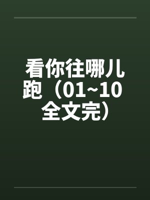 看你往哪儿跑(01~10 全文完) 看你往哪儿跑(01~10 全文完)