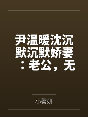 尹温暖沈沉默沉默娇妻：老公，无限宠