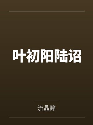 叶初阳陆诏